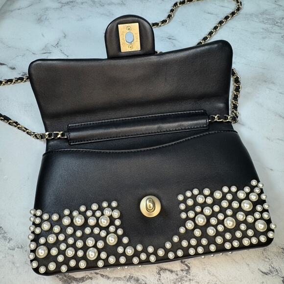 Chanel Pearl Flap Bag Paris-Dubai Pearly 15C WOC Wallet On Chain Crossbody CC - Picture 7 of 14